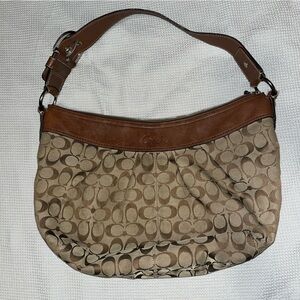 Coach Relaxed Shoulder Bag in Signature Canvas